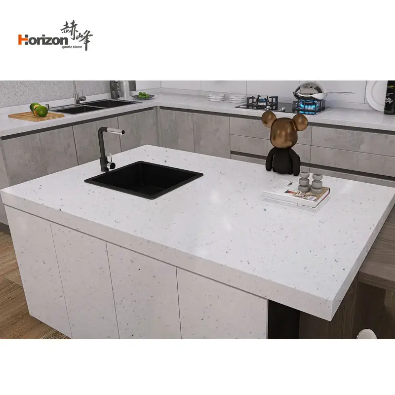 Good Quality Calacatta White Artificial Quartz Stone Slabs Pure White Quartz Countertops