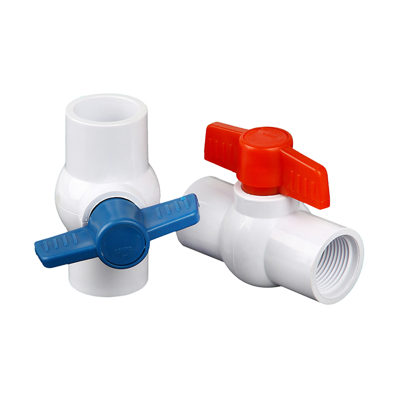 Hot New Product Plastic PVC Ball Valve (1 1/2"), 2" PVC Compact Ball Valve pp handle