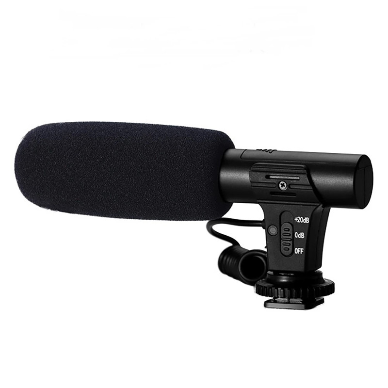 Высокое качество Портативный MIC-05 цифровая камера профессиональный микрофон Студийный микрофон для записи для цифрового однообъективного зеркального фотоаппарата