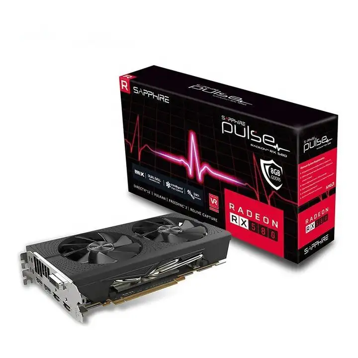 In Stock Wholesale Best Rx580 RX570 Used Video Graphics Cards 8gb Gpu Cards / AMD Rx 570 Rx 580 8gb Gpu Sapphire Graphics Cards