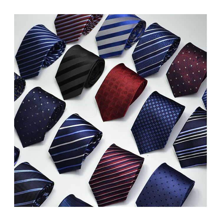 NO MOQ Woven Silk Tie Men Necktie Wedding Ties Stripe Mens Formal Gravata 100% mulberry silk Neckties