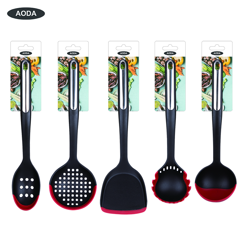 Wholesale 5 In 1 Non Stick Cocina Silicone Home Cooking Tools Kitchen Accessories Utensil Set
