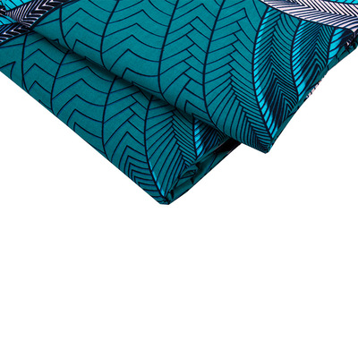 African batik printed fabric African ethnic costume fabric double-sided printed fabric spot factory supply