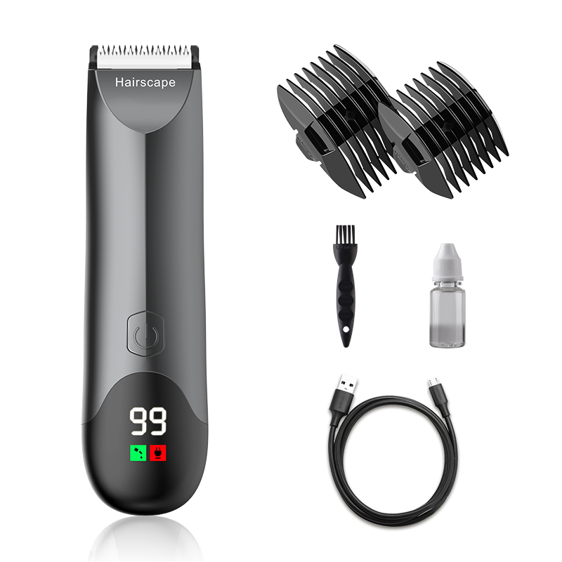 Hairscape Balls Waterproof Manscaping Body Grooming Shaver Groin Safety Razor Hair Trimmer For Men