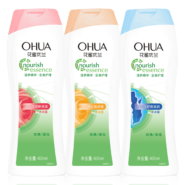 Wholesale OEM Custom Free Natural Organic Vegan Herbal Moisturizing Bath Flower 400ml Oil Shower Gel Foam Body Wash