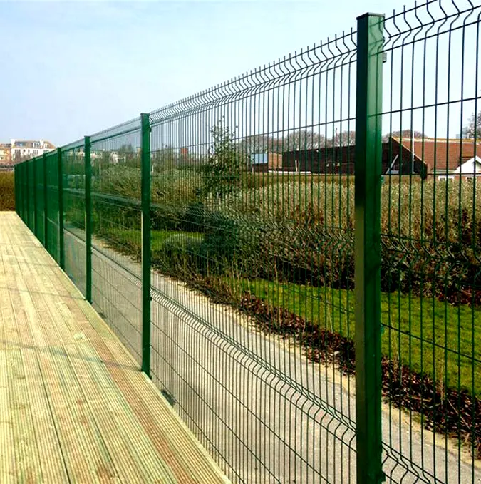 Зеленый безопасности забор из сварной проволочной сетки