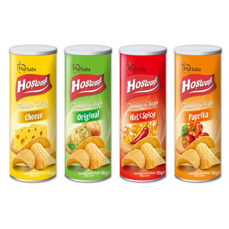 Pringles' стиль наборный линия производства картофельных чипсов
