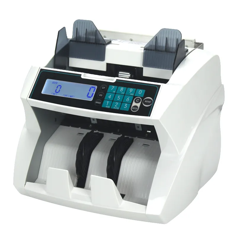 XD-820 UVMGIR Money Counter Machine USD EUR GBP Bank Currency Detector Automatic Bill Cash Counter with LCD Display