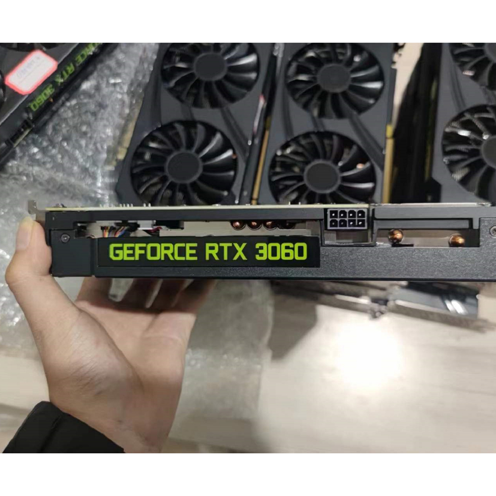 В наличии, Rtx 3060 без Lhr, коэффициент хеширования графической карты 48Mh/S Geforce Rtx 3060, 12 Гб Gpu Rtx3060, карта 12 Гб