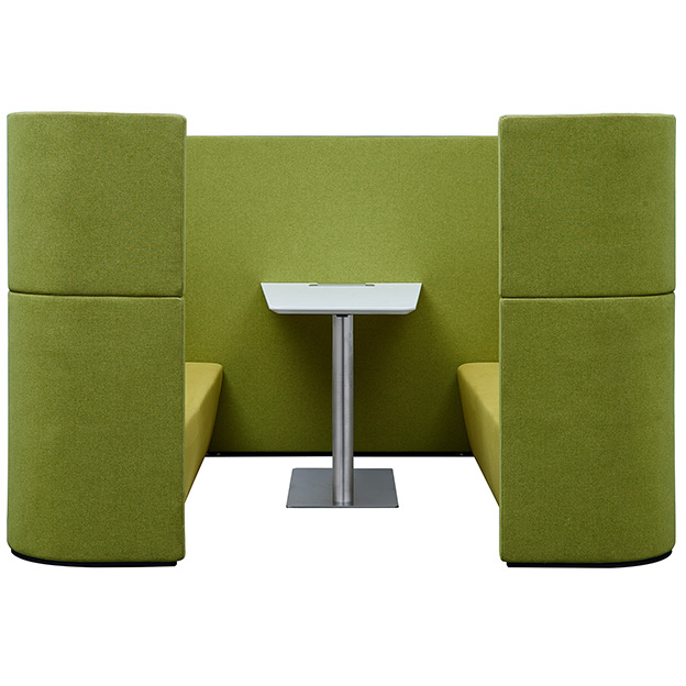 Modern meeting room public sofa set sectional Privacy office fabric office sofa booth pod