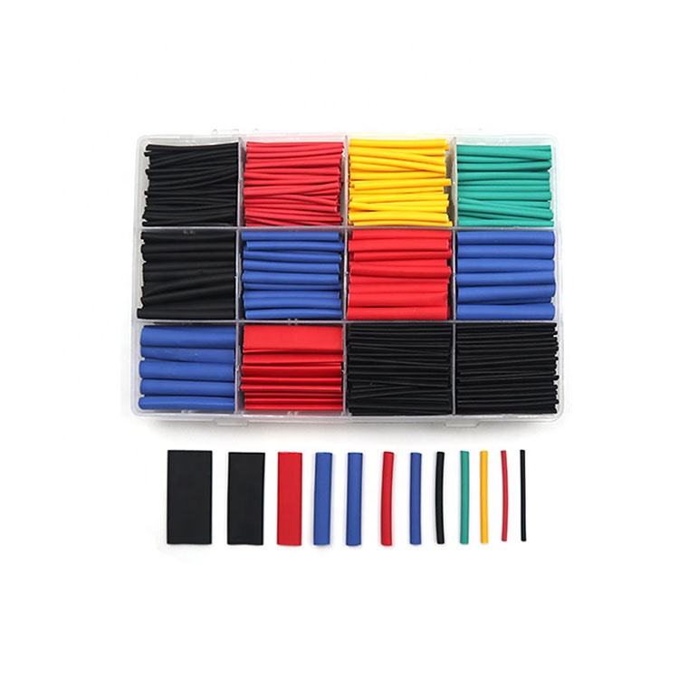 850pcs/box Heat Shrink Sleeve Tube For Cable Insulation Shrinkable Tube Assortment