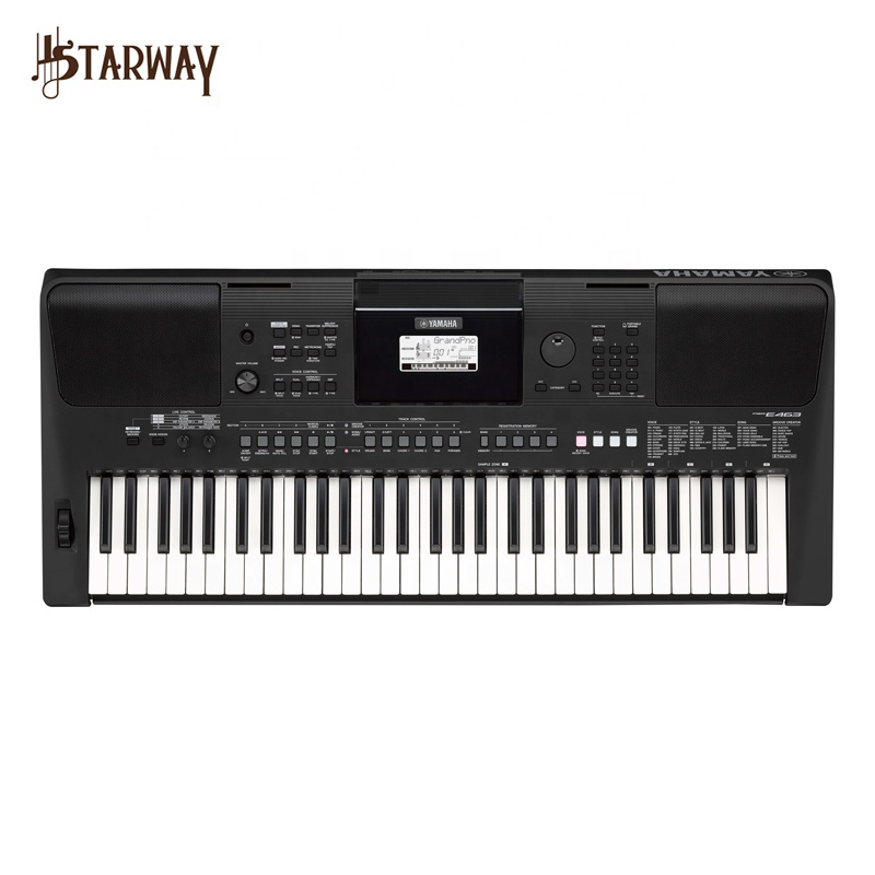 Yamahas PSR E463 портативный 61 клавиша цифровая электронная органная клавиатура музыкальный инструмент для взрослых детей начинающих