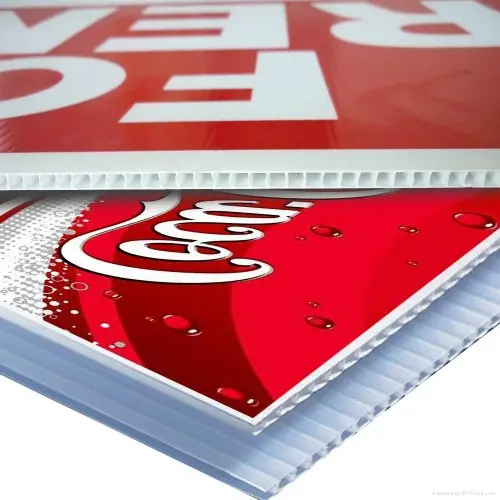 Custom UV Print Large Size Plastic Advertising Board Corflute Sign, Coroplast Signs Corrugated Signs