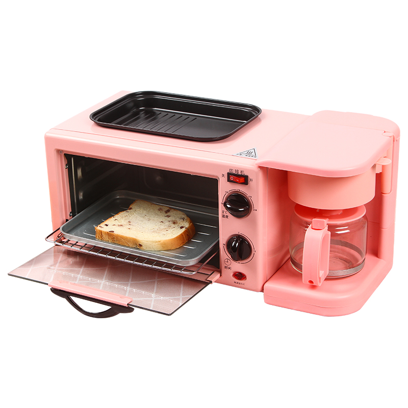 3 in 1 breakfast makers breakfast machine frying pan +toaster oven+ coffee maker