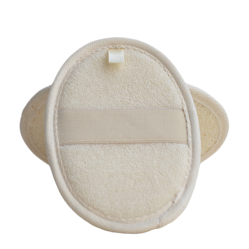 Экологическая 100% натуральный душ Губка Отшелушивающий Loofah Pad