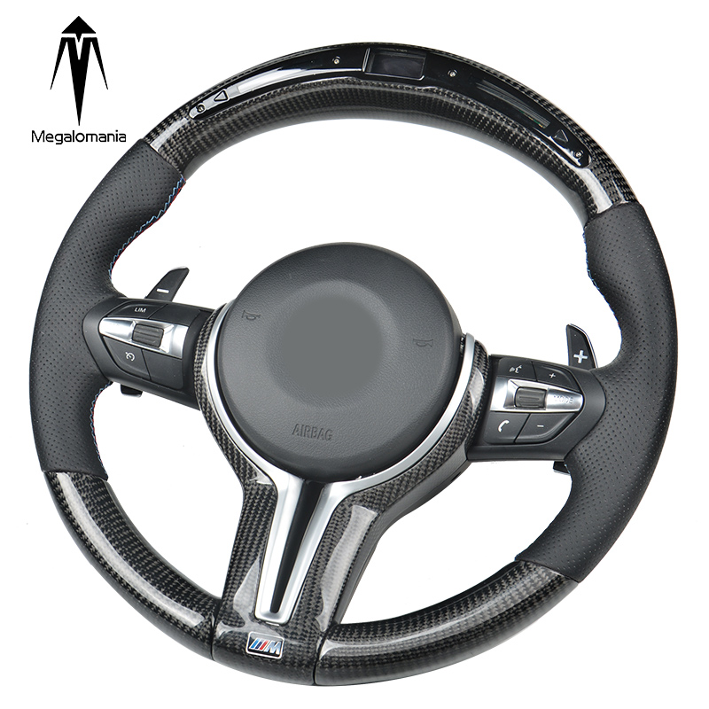 Custom Alcantar carbon fiber steering wheel for bm w F87 M2 F80 M3 F82 M4 F83 convertible