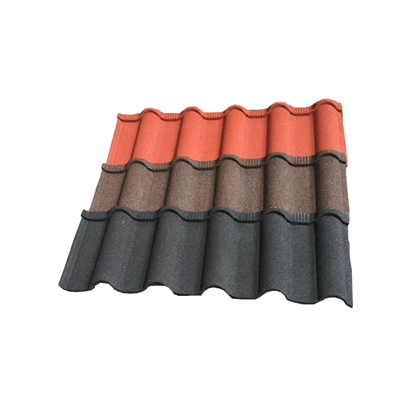 Roman stone coated steel roofing tile stone coated steel roofing blue stone roof tile