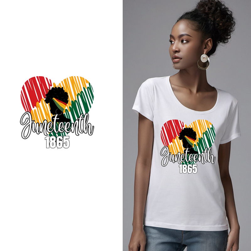 Wholesale heat press stickers transfer printing for shirt clothings patches diy dtf heat transfer stickers