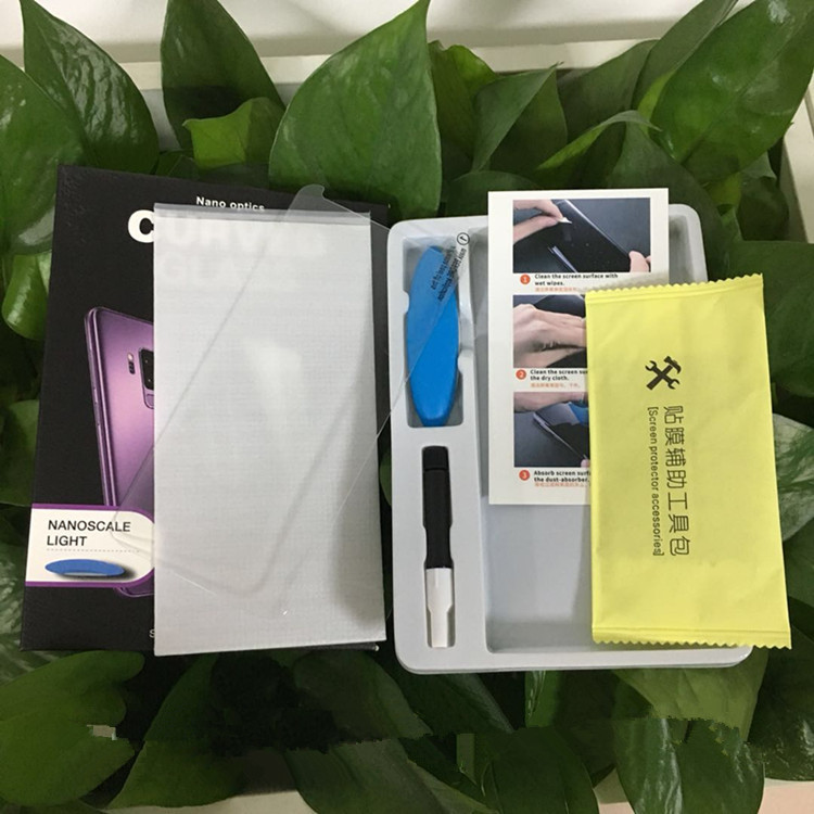 Factory Price 3D Curved UV Glass Protector For Samsung Note 10 Support Fingerprint Unlock