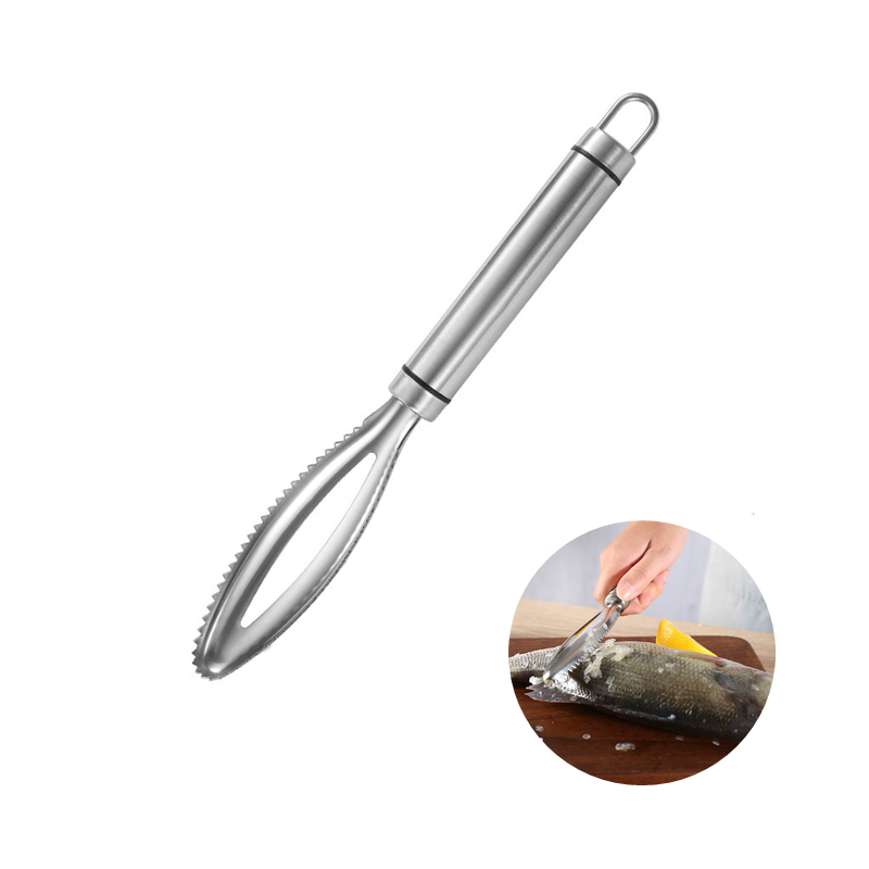 Kitchen Tools Stainless Steel Fish Scales Scraper Skin Remover Knife Fish Scarper