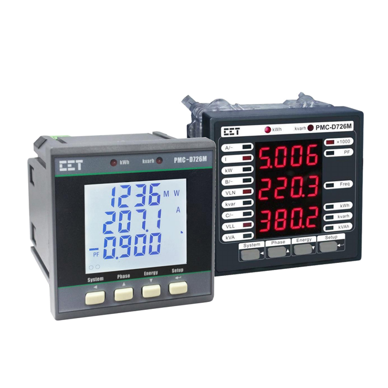 CET PMC-S723-I AC/3-хфазный светодиодный дисплей Цифровой Амперметр Вольтметр напряжения измеритель тока
