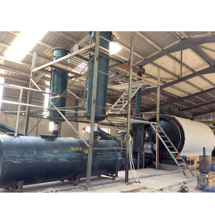 Beston machine plastic scrap to oil pirolisi plant for sale