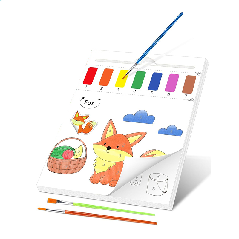 Design Acrylic Oil Watercolor Painting Coloring Book For Children Adults