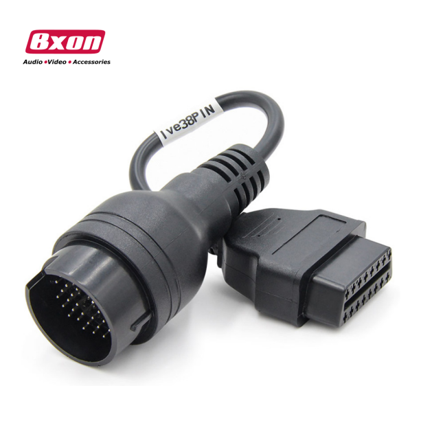 Грузовой кабель OBD1 к OBD2 38Pin Male к OBD2 16Pin для Iveco