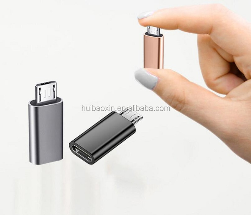 type c female to micro adapter micro to type c usb-c mobile adapter