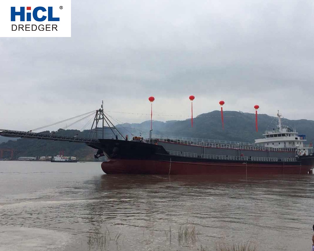 2021 г., Китай, HICL shipyard 300t, саморазгрузка песчаного судна/лодки/перевозчика/саморазгрузка/Работа/Япония/море/дноуглубление