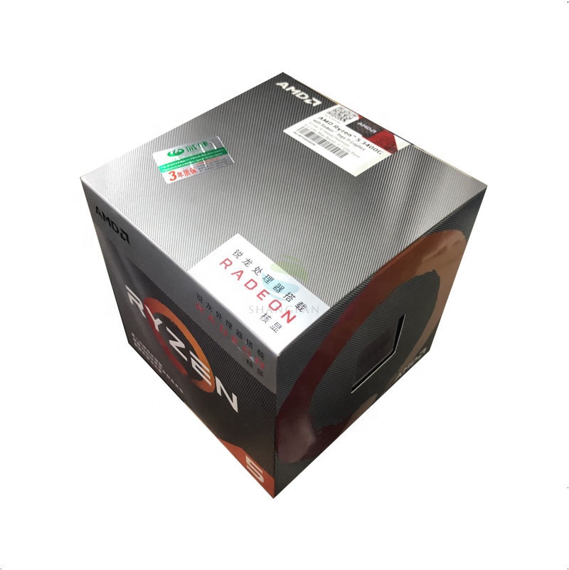 R5 3400G 3.7 GHz Quad-Core Eight-Thread 65W CPU Processor YD3400C5M4MFH Socket AM4 With Cooler Fan