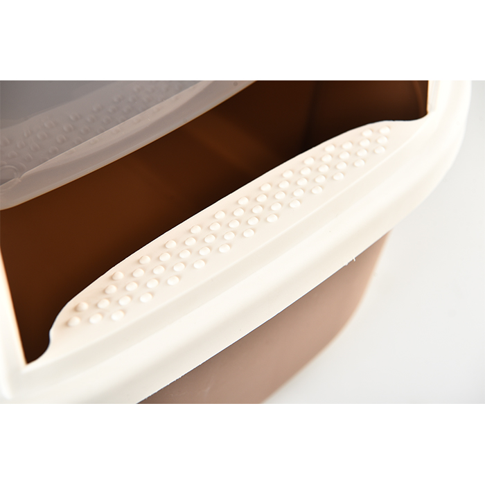 Petstar Semi-Enclosed Cat Litter Box Detachable Equipped with Cat Litter Scoop