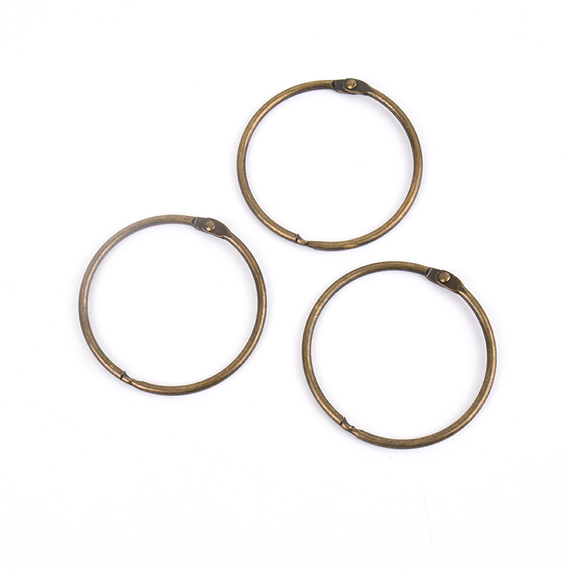 Factory Price 20mm Round Shaped Metal Loose Leaf Book Rings
