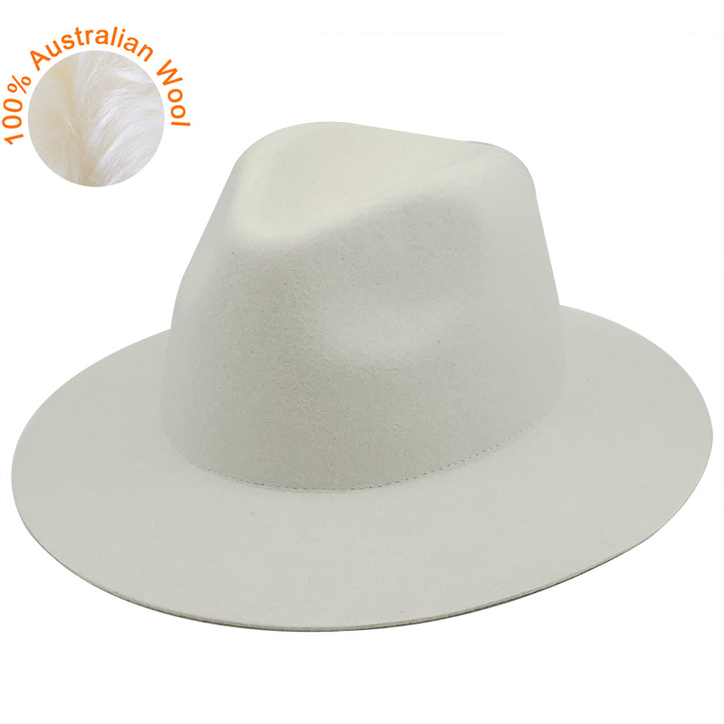 2021 Новое поступление почвенная Ретро фетровая джазовая Шляпа fedora с большими полями, женская верхняя шерстяная шляпа с широкими полями, мужская шляпа-трилби Панама для женщин