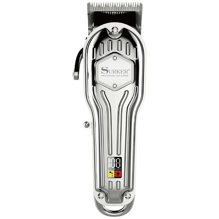2021 Surker hair trimmer coldress men's razor LED display professional electric hair clippers Men's Hair Grooming Kit