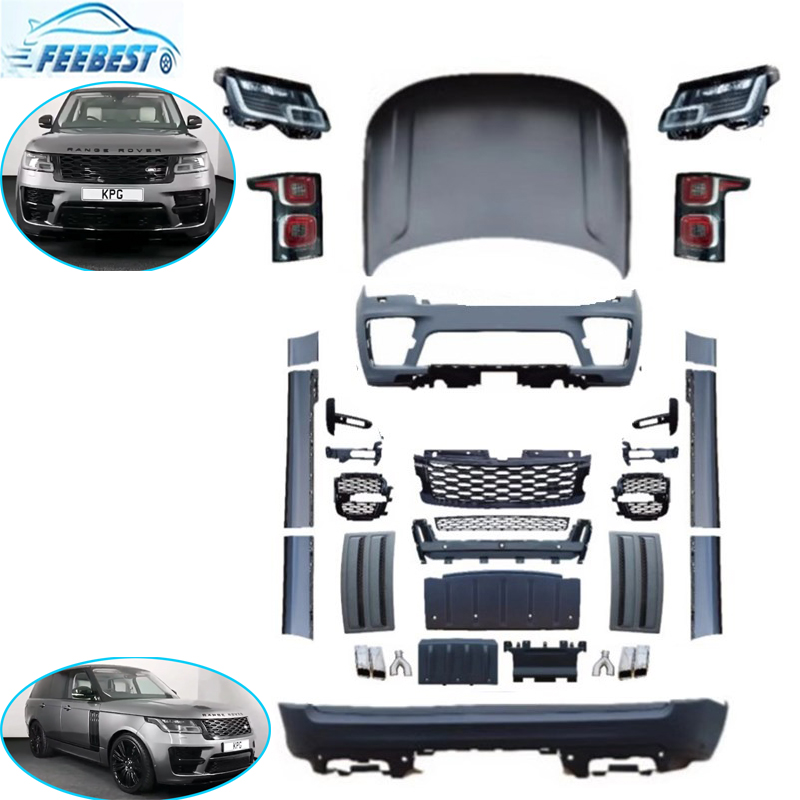 Детали кузова автомобиля, комплект кузова для Range Rover Vogue L405 2013-2017, обновление до RR IV 2018-2021, автобиография, комплект кузова SVO
