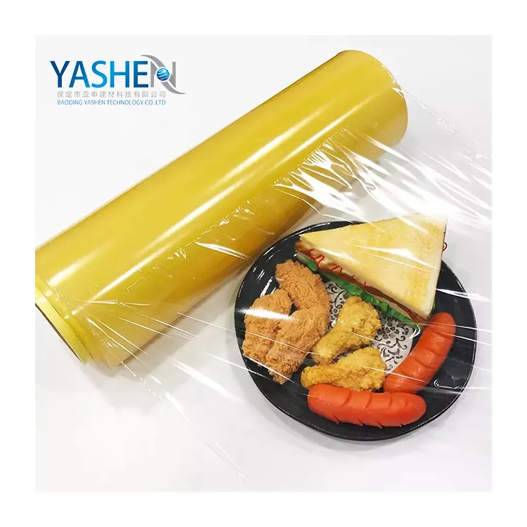 Pvc Food Wrapping Stretch Cling Film For 10 Micron