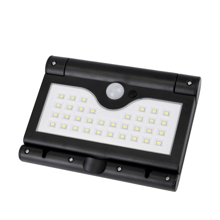 Умный супер яркий 34 SMD беспроводной открытый водонепроницаемый PIR датчик движения солнечный датчик настенный светильник