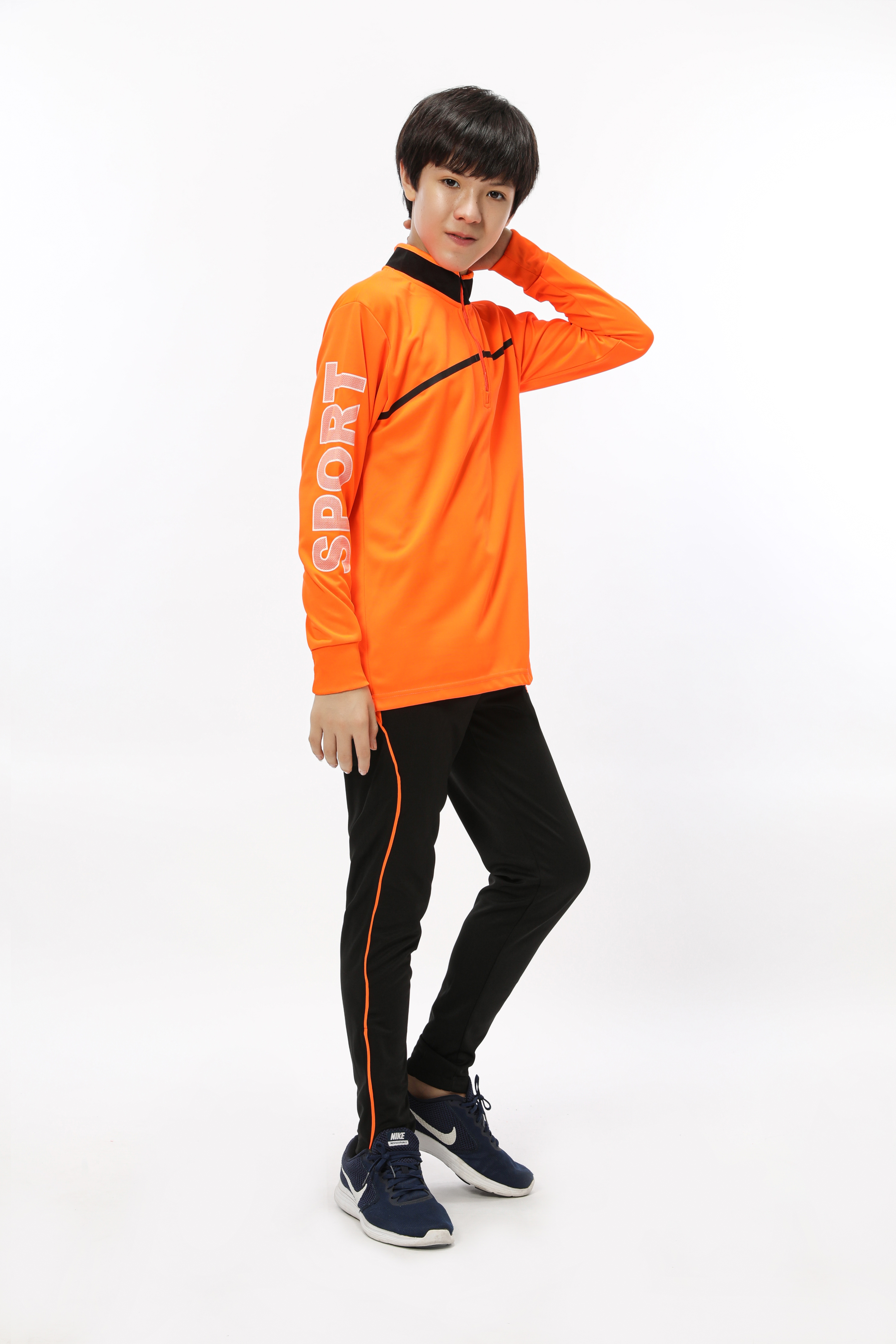 Wholesalelong-sleeved sport suit parent-child family child autumn clothing customization kids sportswear