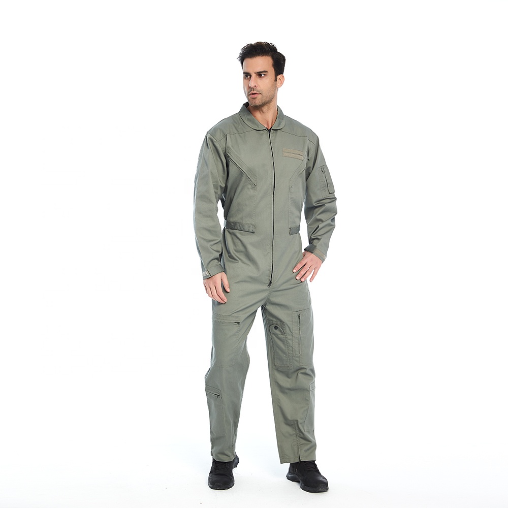 Hot sales aramid fire resistant flight pilot coveralls flying suits