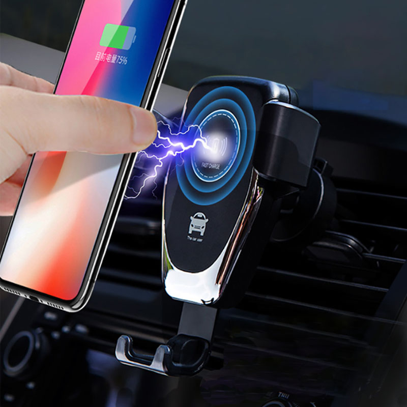 Car Charger 2020 New Car Auto Charging Automatic Clamping Dashboard Qc3.0 Adapter Amazon Top Seller Car Wireless Charger Holder