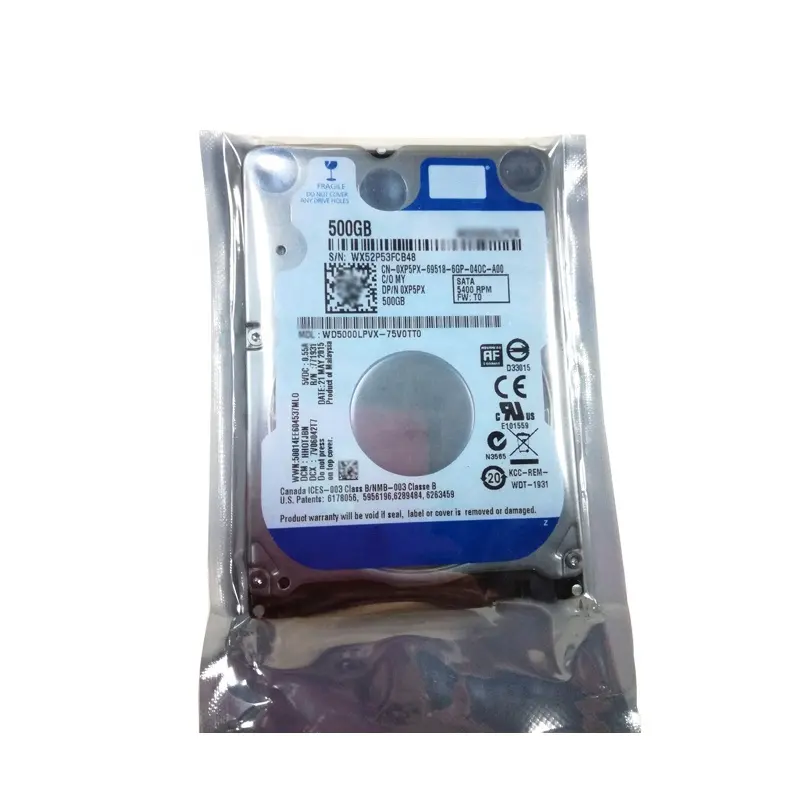New 5400rpm 500GB HDD 2.5Ihch Hard Drive For Laptop