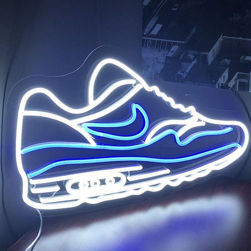 Dropshipping Glass Tube Pvc Silicone Gaming Sneaker Neon Sign Neon Ice Cream Sign