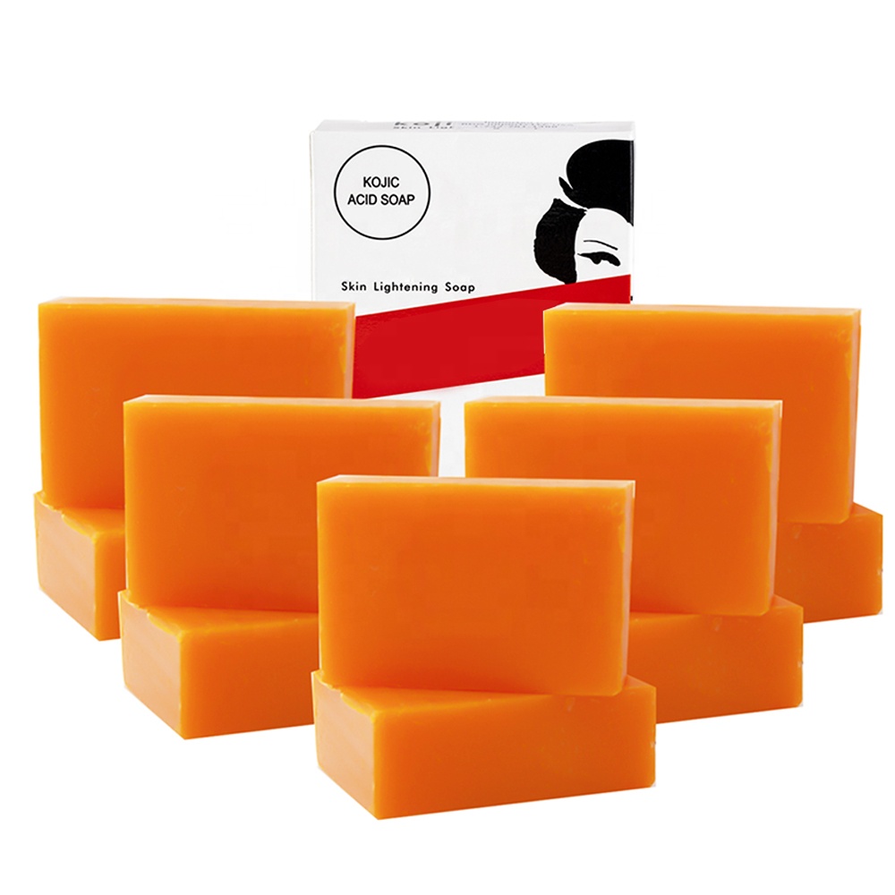 Gluta Kojie, для тела, лица, отбеливание кожи, папайя, бар, органический отель, туалет для рук, ванночка, Оригинальное Мыло ручной работы с койевой кислотой, отбеливание