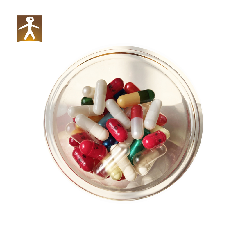 Customized Size 00#,00#B,0#el,0# ,1#,2#,3# and 4# Colored Empty Hard Gelatin Capsules