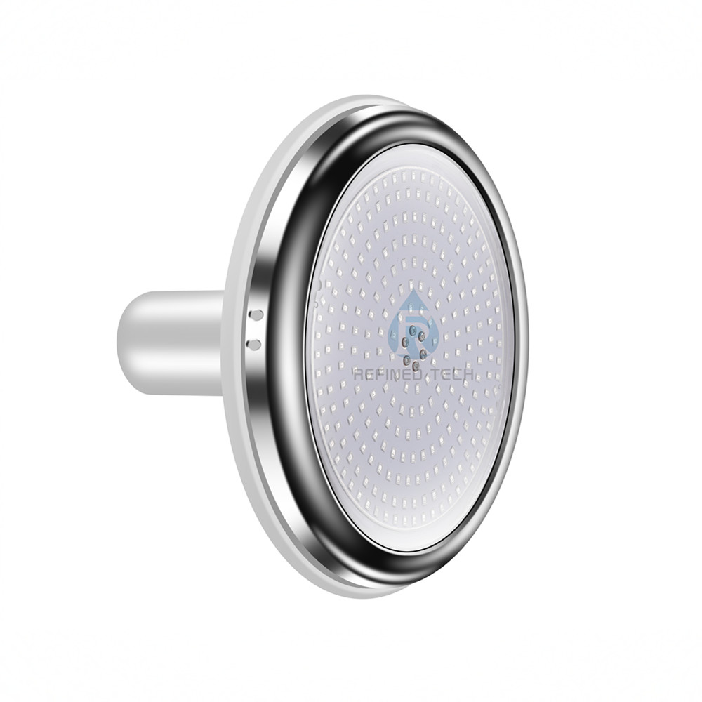 China Factory 12V 1-1/2" Wall Mounted RGB 316L Stainless Steel Underwater Lights 18W 24W 35W 1.5 InchLED Swimming Pool Light