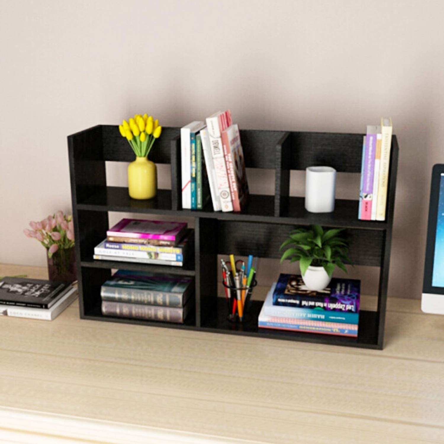 Desk storage rack shelf storage closet rack bathroom office home