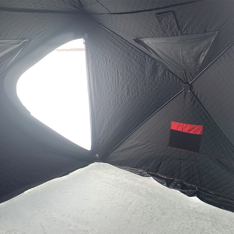 4 Person Ice Fishing Shelter 90'' Pop up Tent Outdoor Portable House