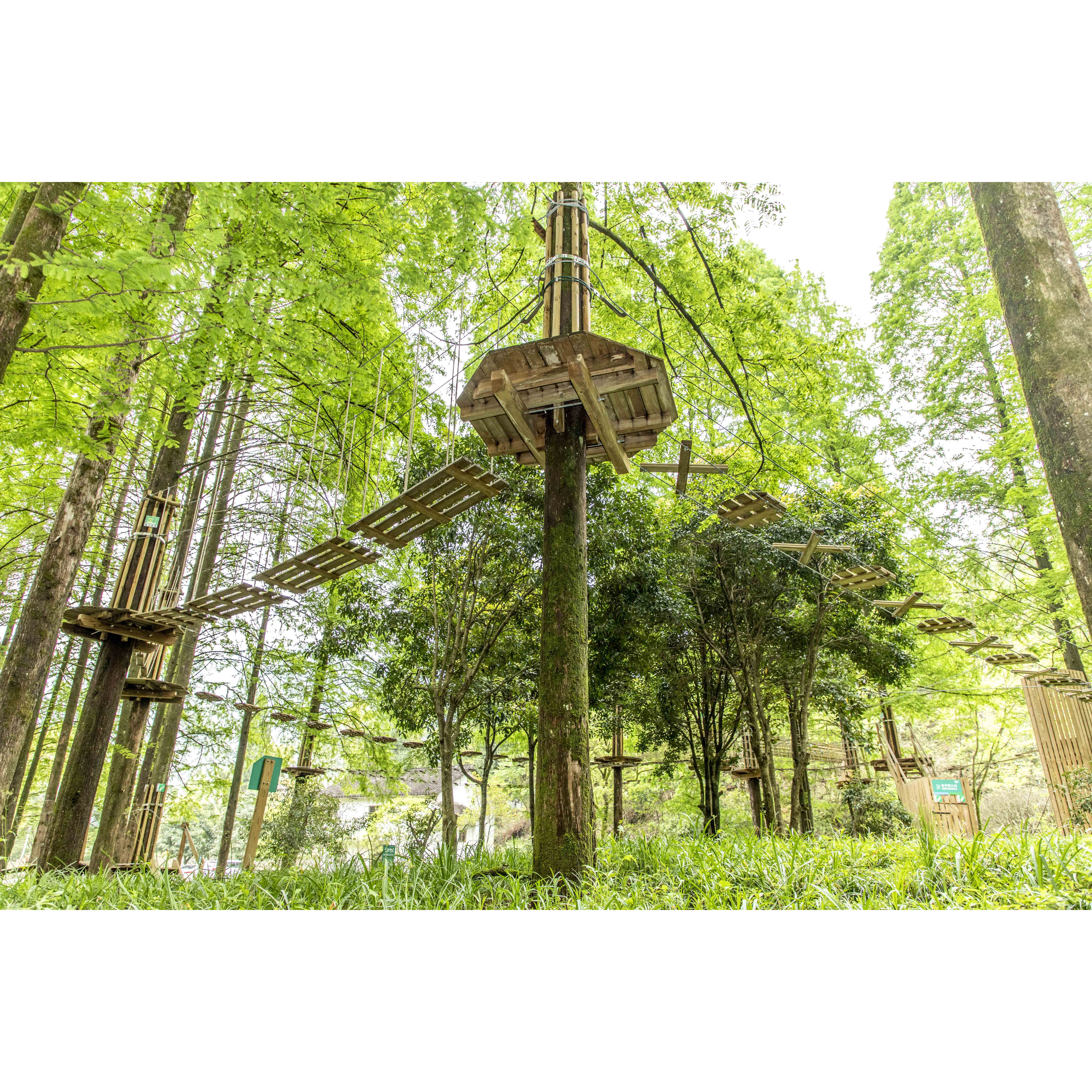 Adventure playground park rope climbing outdoor rope course adventure