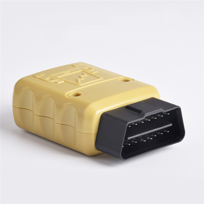 Автомобильный 16-контактный Штекерный разъем OBD2 J1962M Blue tooth 327 с золотым корпусом